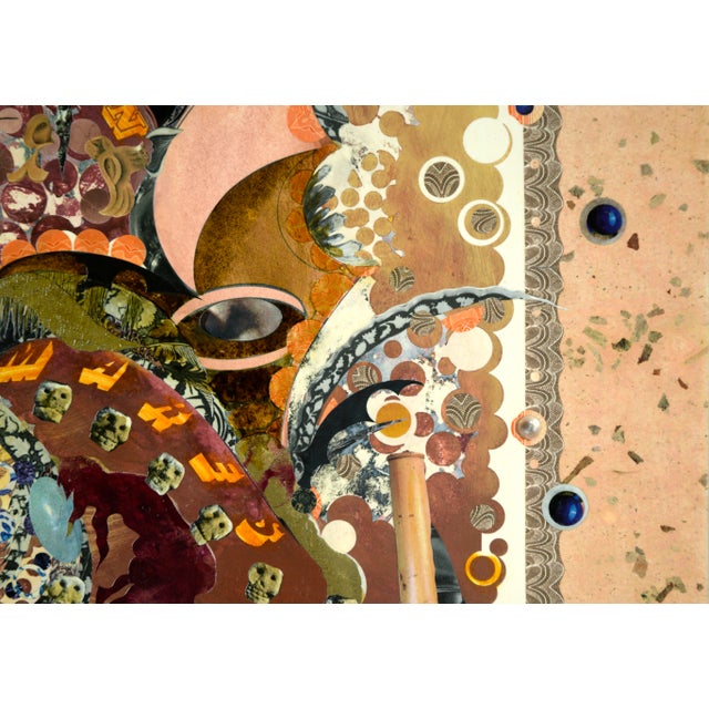 Abstract "Porcelain Nightmares" Satirical Bond Paperwork Collage by Mickey "Kano" Kane For Sale - Image 3 of 6