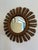 French Mid 20th Century French Gilt Sunburst Wall Mirror For Sale - Image 3 of 11
