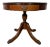 1960s Burl Wood Top Pedestal Table For Sale
