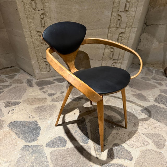Norman Cherner Molded Plywood Armchair Pretzel for Plycraft Mid-Century For Sale - Image 12 of 15