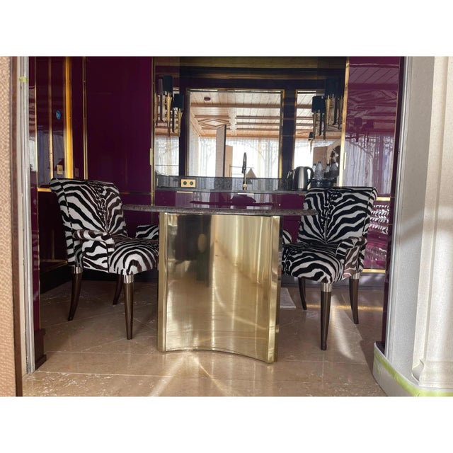 Abbott Pedestal Table by Bernhardt For Sale - Image 4 of 6