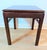 Drexel Heritage Chinese Chippendale Banded Mahogany Side Tables, Pair For Sale - Image 10 of 15