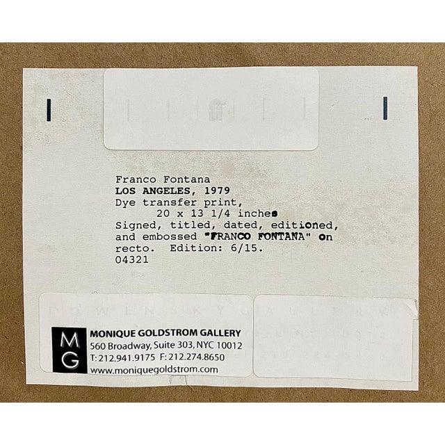 Franco Fontana, Italian Vintage Dye Transfer Photograph Franco Fontana Color Landscape Photo, 1979 For Sale - Image 4 of 5