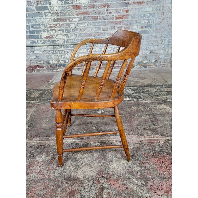 19th Century 19th Century Primitive Capitan Chair For Sale - Image 5 of 11