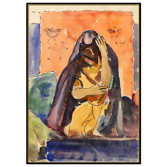 Message us to inquire about custom framing options! (Included for free with every purchase) The artwork here, "Mother At...