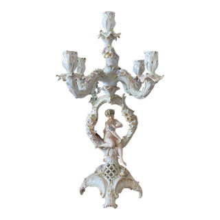 1920s Meissen School Candelabra For Sale