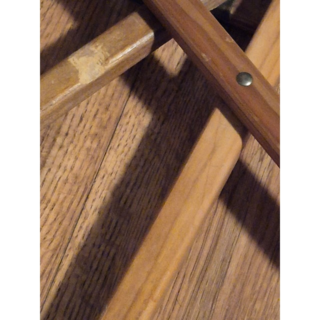 Wood Mid Century Modern Adjustable Wood Child/Pet Gate For Sale - Image 7 of 10