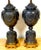 Mid 20th Century Warren Kessler Wedgwood Style Black Basalt Neoclassical Urn Lamps - a Pair For Sale - Image 9 of 16