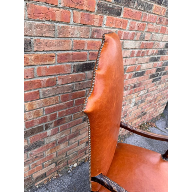 Animal Skin 19th Century French Throne Chair For Sale - Image 7 of 9