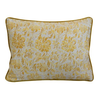 Mariano Fortuny Cimarosa Italian Botanical Feather/Down Pillow For Sale