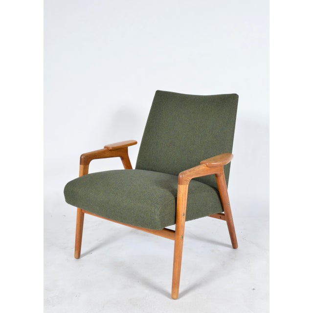 Yngve Ekström Vintage Ruster Oak Lounge Chair by Yngve Ekström for Swedese, 1960s For Sale - Image 4 of 18