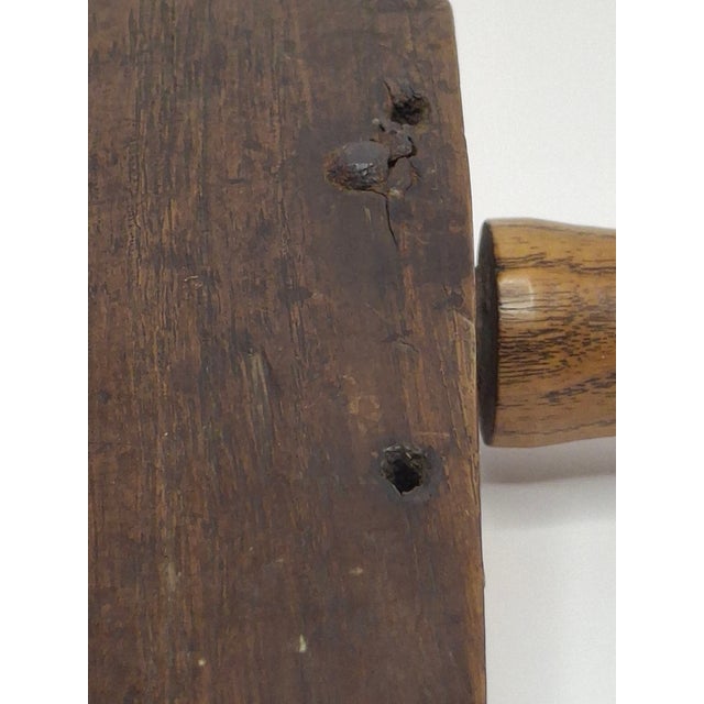Museum Grade 18th Century Polish Galician Purim Grogger Rare Triangular Frame For Sale - Image 9 of 18