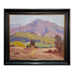 Dana Bartlett -1920s California Plein Air Mountain Landscape- Oil Painting