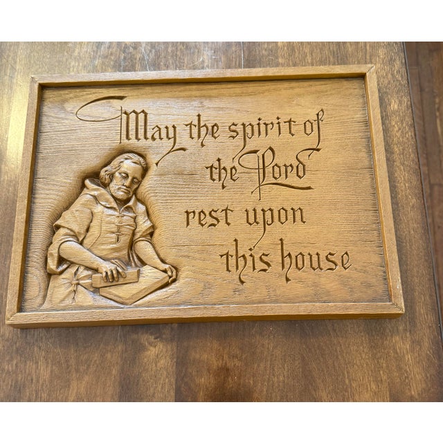 This decorative piece serves as a spiritual accent for the home. “May the spirit of the Lord rest upon this house”, is a...