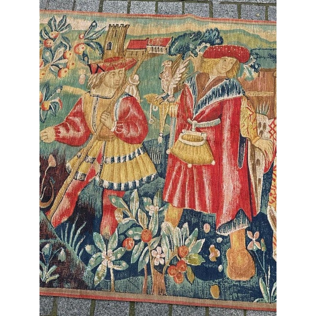 French Tapestry Screenprinted by Hand, 1970s For Sale - Image 3 of 18