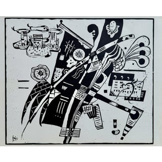 Wassily Kandinsky, Composition, Woodcut For Sale