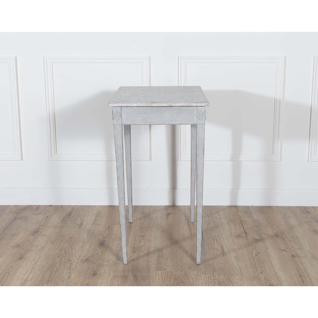 Late 19th Century Swedish Gustavian Style Painted Console Table, Circa 1880 For Sale - Image 5 of 10