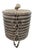 American Valenti Coiled Rope Design Ice Bucket W'tongs For Sale - Image 3 of 11