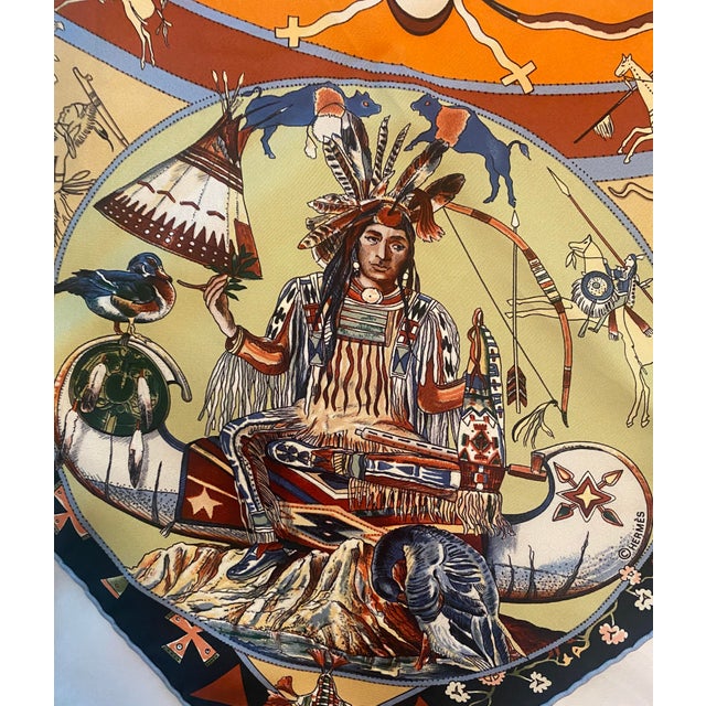 Hermès Hermes Scarf by Kermit Oliver For Sale - Image 4 of 11