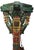 Indian Monumental Hand Carved Indian Polychrome Jhula (Swing) For Sale - Image 3 of 14