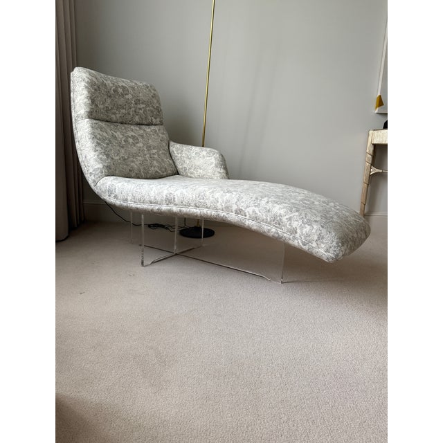 Gray Vladimir Kagan Erica Chaise For Sale - Image 8 of 9