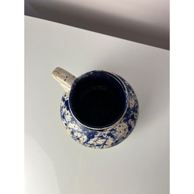 Brown Blue Speckled Carafe from Marei Keramik For Sale - Image 8 of 11