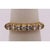 14 Karat Yellow Gold Seven Diamond Anniversary Ring Wedding Band 0.70 TDW, Size 5.5 For Sale - Image 4 of 10