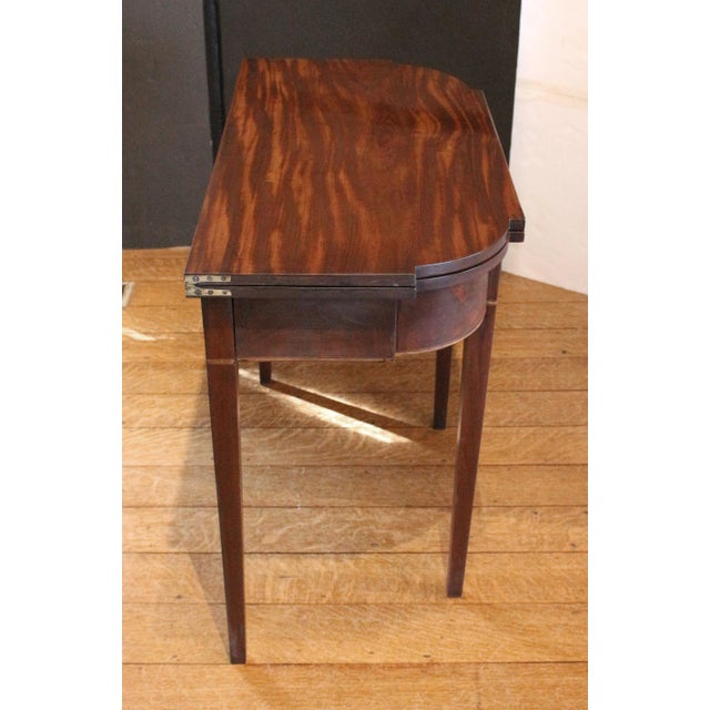 Brown Circa 1780 George III Period English Tea Table For Sale - Image 8 of 10