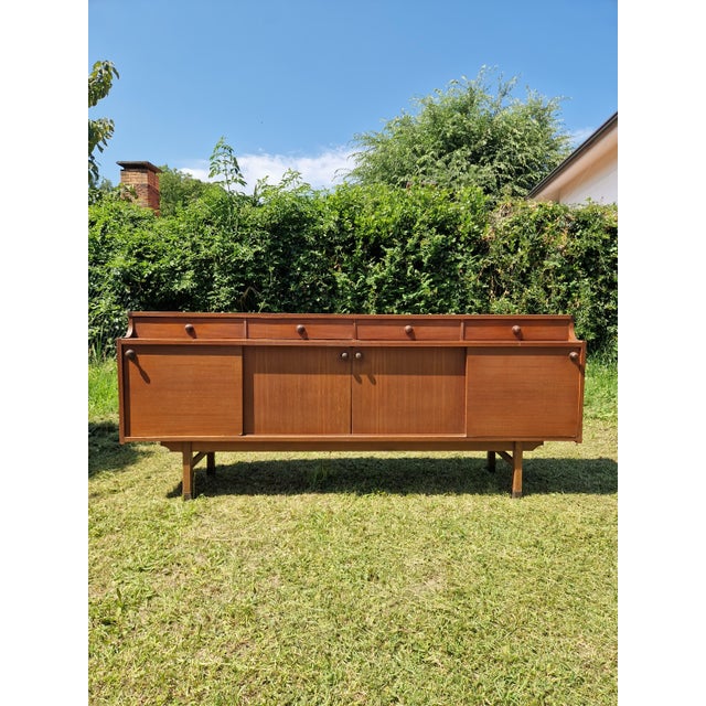 Wood Vintage Scandinavian Teak Sideboard, 1960s For Sale - Image 7 of 18