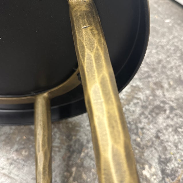 Four Hands Westwood Aged Brass Counter Stools, Set of Three For Sale - Image 11 of 12
