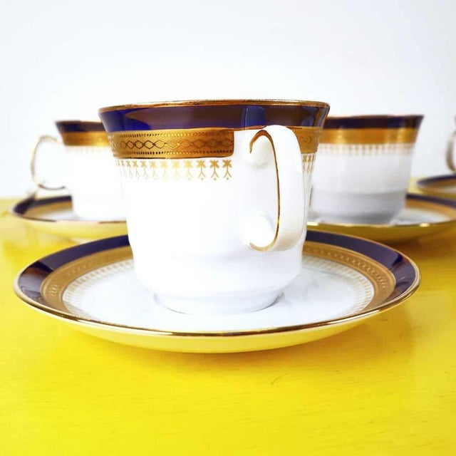 Porcelain Tea Set Echtes Hart from Bavaria Coburg For Sale - Image 3 of 6