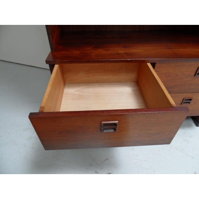 Wood Mid-Century Modern Open Bookcase, 1950s For Sale - Image 7 of 13