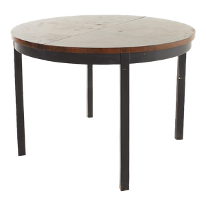 Founders Mid Century Rosewood Expanding Dining Table With 2 Leaves