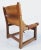 Spanish Walnut and Leather Model Riaza Childrens Chair by Paco Muñoz for Darro, 1950s, in Very Good conditions. Designed...
