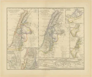 Levant in Antiquity Map, 1880