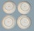 Japanese Kutani Hand Painted Plates - Set of 4 For Sale - Image 11 of 13