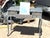 Wood Restored 1928 Antique Vanity Set With Mirror & Matching Wood Chair-Stamped Maker's Mark For Sale - Image 7 of 18