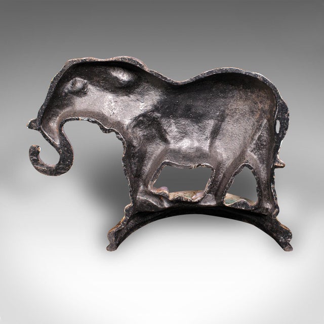 Antique Elephant Doorstop, English, Great Exhibition, Door Keeper, Victorian For Sale - Image 4 of 9