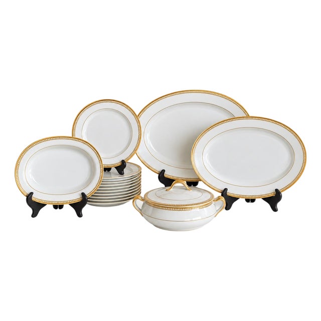 Early 20th Century Set of Haviland & Co. China, Schleiger 278a - 14 Pieces For Sale