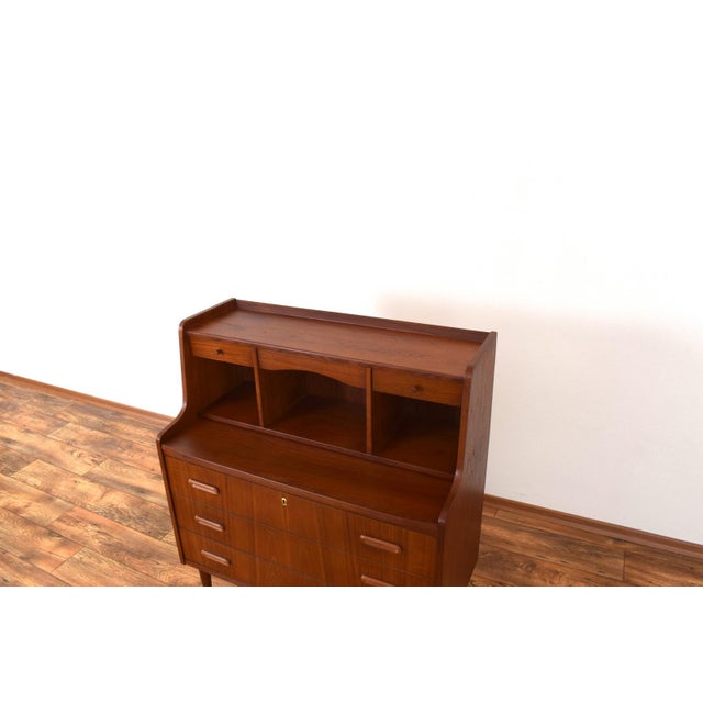 Mid-Century Danish Teak Secretary, 1960s For Sale - Image 16 of 18