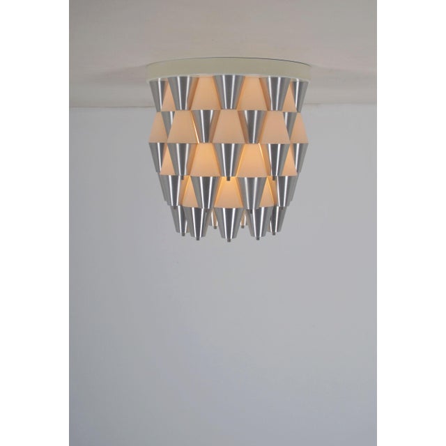 Silver Ludiek Ceiling Lamp from Raak Amsterdam, 1960s For Sale - Image 8 of 8