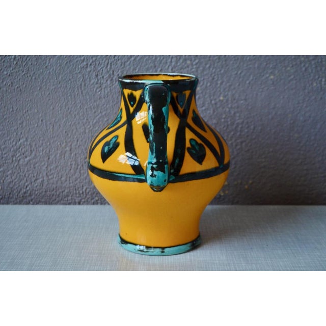 Vintage Colorful Jug from Saint Clément For Sale - Image 9 of 15