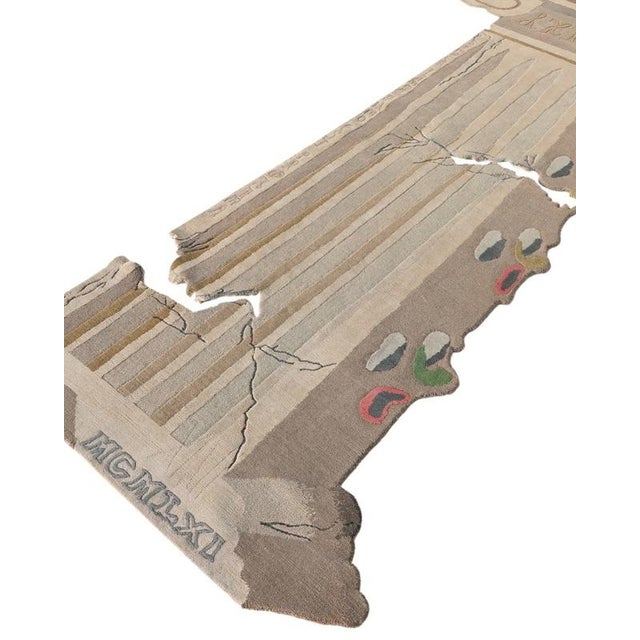 Hand-Knotted Fragment III Rug in Linen, Wool & Silk by Dinodo Studio Designed by Dominik Scharfer Limited Edition of 9...