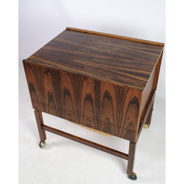 Danish Bar Table in Rosewood, 1960s For Sale - Image 10 of 11