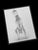 The artwork presents a haunting figure, a vampire encased in a cage-like structure, evoking themes of confinement and...