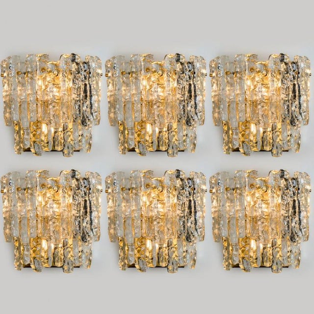 Beautiful high quality light fixture made by kalmar, austria. Manufactured in mid century, circa 1970 (at the end of 1960s...