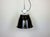 Industrial enamel hanging lamp made by Elektrosvit in former Czechoslovakia during the 1960s. It features a cast aluminium...