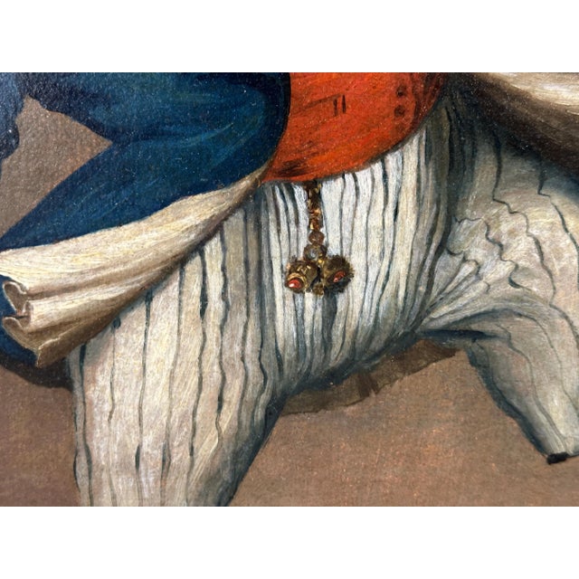 Paint 19th Century Painting Of a Pickpocket and a Gentleman For Sale - Image 7 of 12