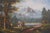 Oil on Canvas Mountain Scene - Artist Signed For Sale - Image 10 of 14