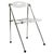Postmdern Acrylic & Chrome Folding Chair in the style of Piretti Castelli, Italy, 1980s For Sale - Image 18 of 18